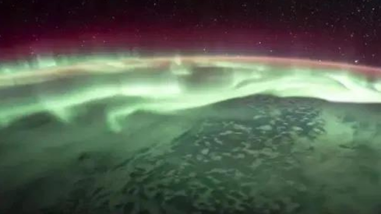 The Northern Lights from the ISS. Picture: NASA