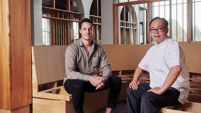 Albert Park Hotel general manager Brad Hammond and executive chef Ken Yuen.