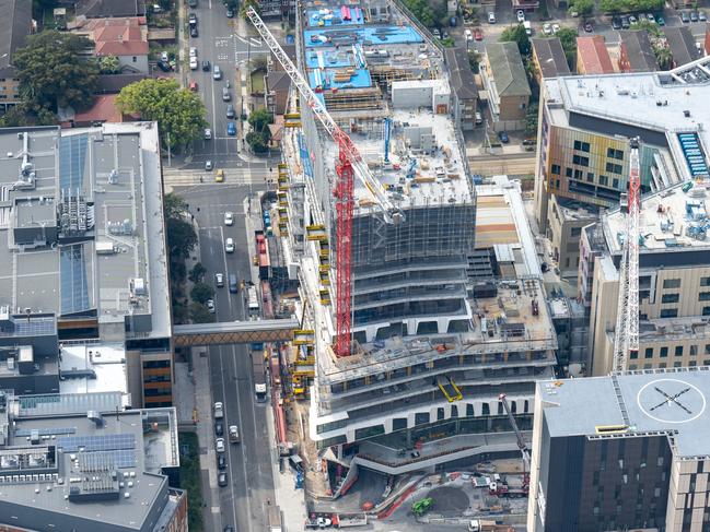 The UNSW Health Translation Hub, the marquee development in the Randwick Health & Innovation Precinct, has topped out