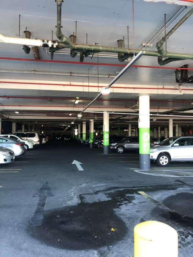 Pipes seem to be leaking a stinky substance at Southland shopping centre. Picture: Facebook