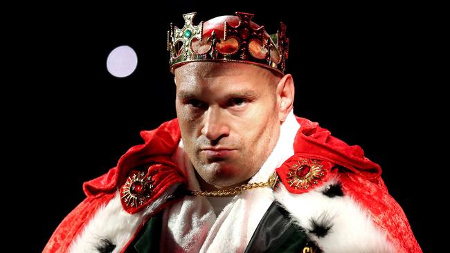 Tyson Fury is one of the most mentioned athletes on social media. Picture: Al Bello/Getty Images