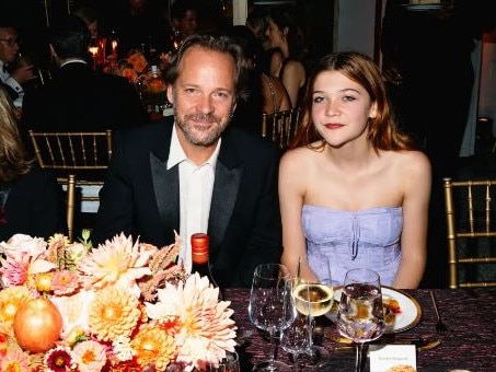 Peter Sarsgaard with daughter, Ramona. Picture: Supplied