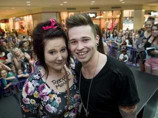 Carnival of Flowers 2013, X-Factor star Reece Mastin at Grand Central, Sunday, September 22, 2013. Photo Kevin Farmer / The Chronicle. Picture: Kevin Farmer