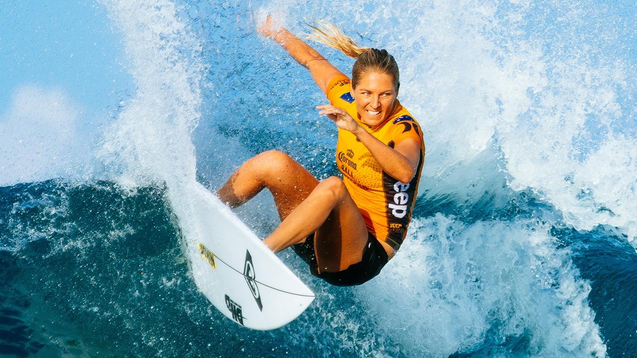 Steph Gilmore wins at Jeffreys Bay; Aussie surfing star Steph Gilmore ...