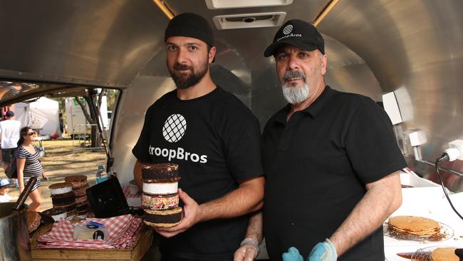 Troy and Fred Daniel from Stroop Bros at last year’s Park Feast.