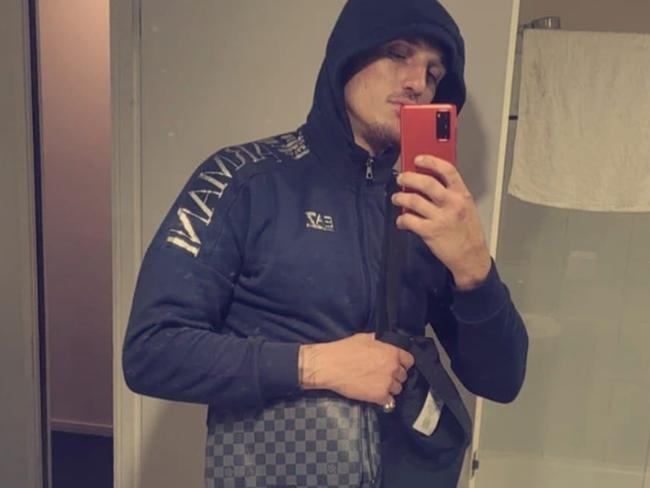 Wade Patrick Kavanagh, 27, was sentenced by the Southport District Court for a string of offences including armed robbery. Picture: Facebook