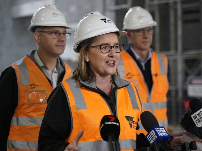 Premier Jacinta Allan shut down suggestions that Victoria needs a separate asbestos taskforce. Picture: Valeriu Campan