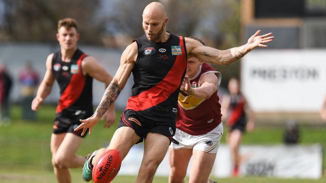 Brent Macaffer during his time at Eltham. Picture: Nathan McNeill