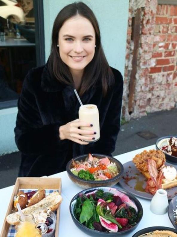 Liz Lyons’ breakfast pics are seen by more than 420,000 followers. Picture: @BreakfastinMelbourne