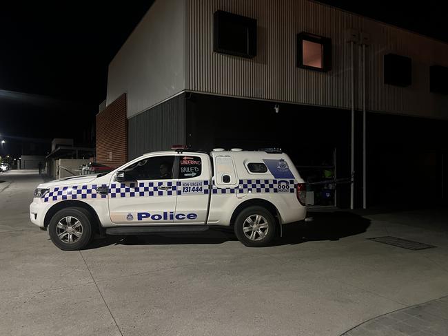 Police at the scene on Patena Walk in Pakenham on Tuesday night. Picture: Jack Colantuono