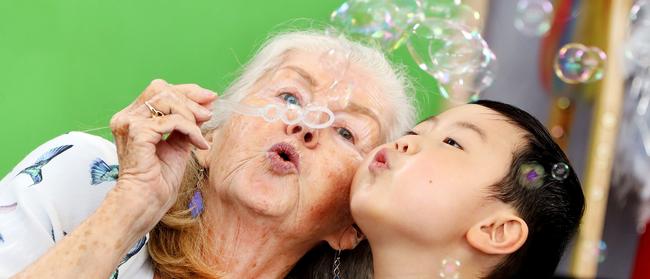 Role reversal … in a new season of The Old People's Home For Four Year Olds pensioners will join a daycare centre. Picture: Nigel Wright/ABC.