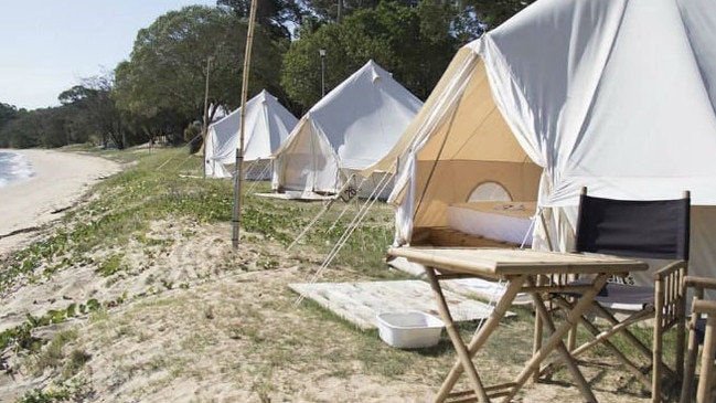 Campers no longer need proof of Covid vaccinations to stay on Straddie or Moreton islands. Picture: Minjerribah Camping