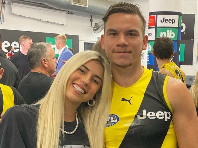 Daniel Rioli and Paris Lawrence recently celebrated six months together.