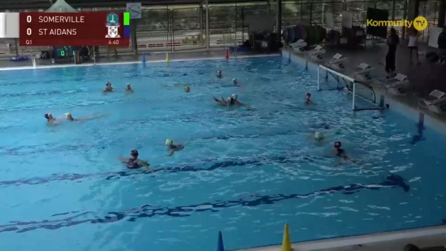 Replay: Water Polo Queensland All Schools Championships finals - Somerville v St Aidan’s (Girls 5th-Place Play-Off)