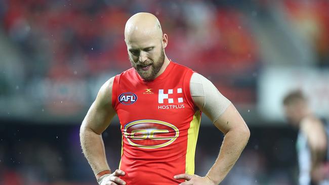 Gary Ablett after his side’s loss to Collingwood a fortnight ago. Picture: Getty Images