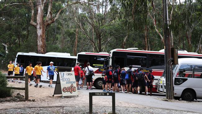 1000 steps area and car park in upper Ferntree Gully.