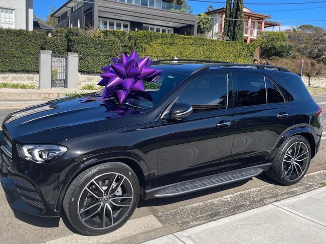 Roxy Jacenko bought her kids the expensive car, saying she’s ‘proud’ of their hard work. Picture: Supplied