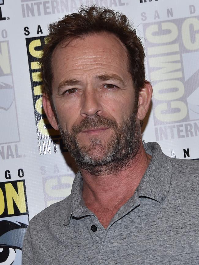 Luke Perry at a Riverdale event last July.