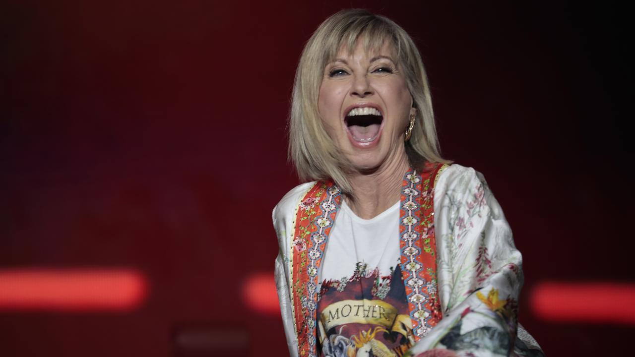 You can now buy Olivia Newton-John and John Farnham’s Two Strong Hearts from Fire Fight. Picture: Cole Bennetts/Getty Images