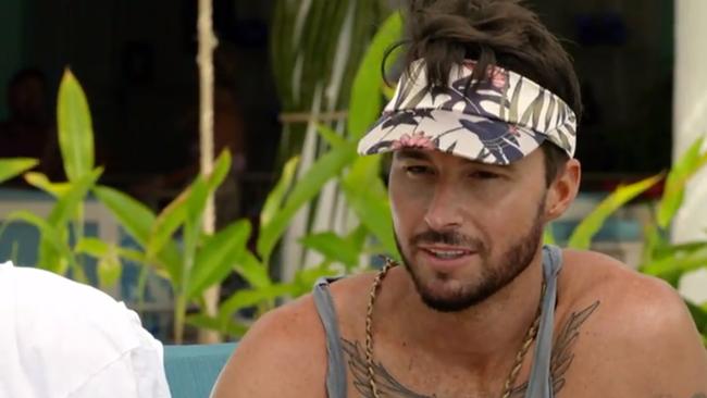 Socceroo asks Ali on a date and despite wearing this hat earlier Ali says yes.
