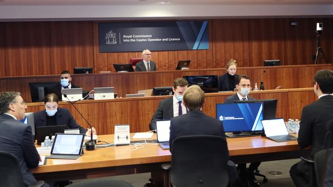 The Melbourne hearing room. Picture: NCA NewsWire / David Crosling