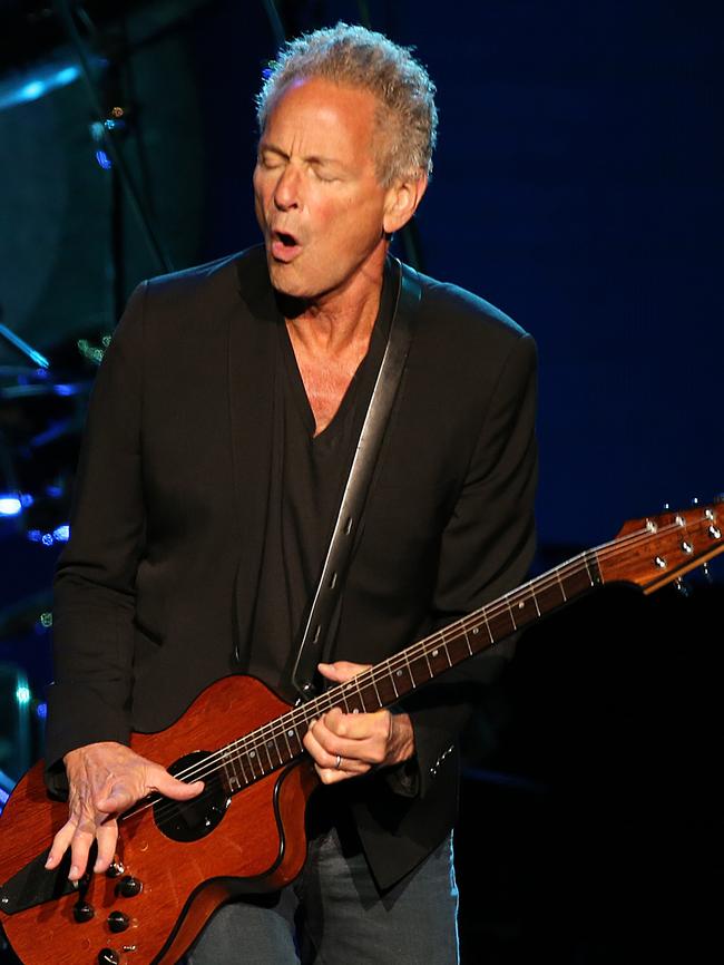 Lindsey Buckingham last night. Pic: Marc Robertson