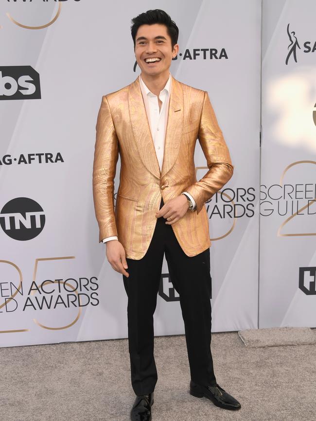 Henry Golding arrives for the 25th Annual SAG Awards. Picture: Getty