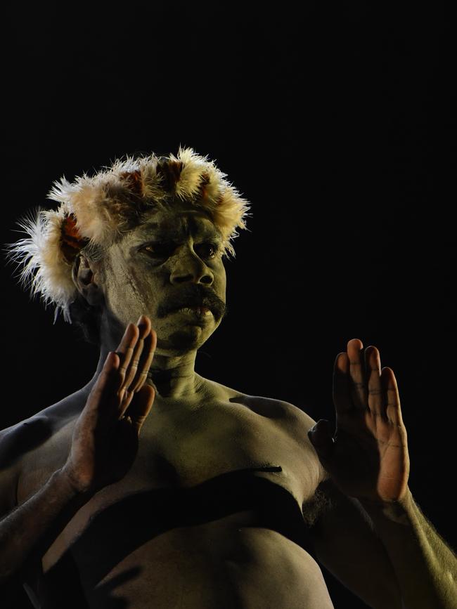 A touching tribute for the late Yolngu songman Gurrumul who was inducted into the NIMAs Hall of Fame the 2022 National Indigenous Music Awards. Picture: (A)manda Parkinson