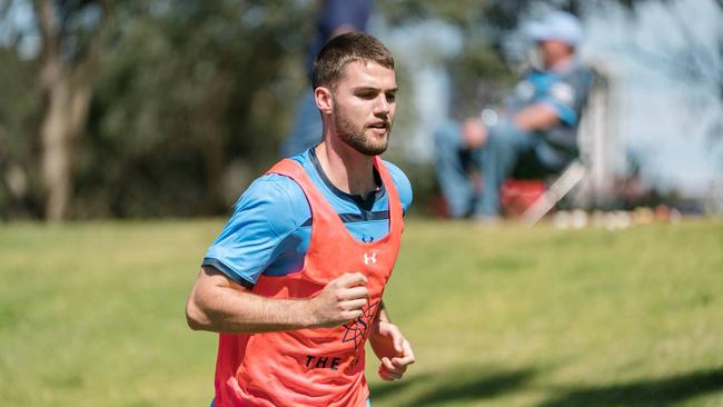 Patrick Flottmann has now made his A-League debut. Pic: Jaime Castaneda