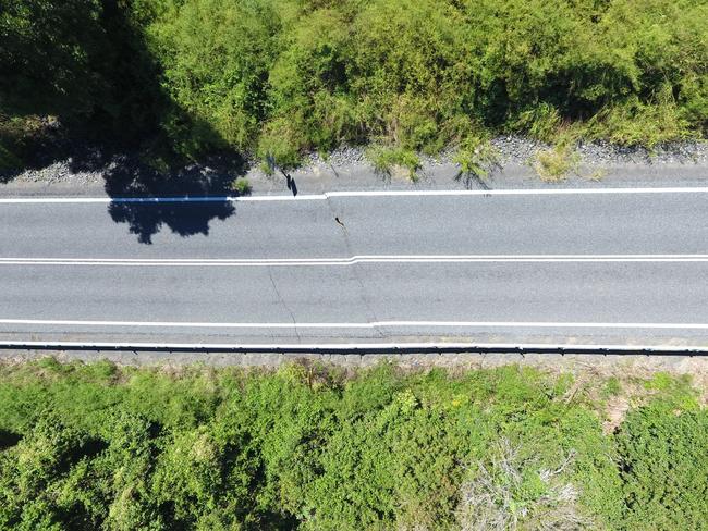 Richmond Valley Council has closed Naughtons Gap Road after a severe land slip.