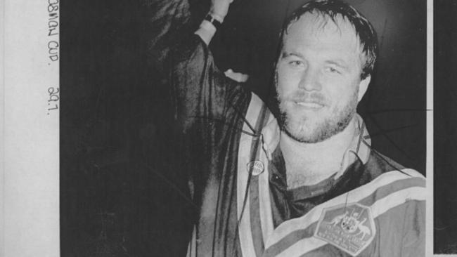 Wally Lewis was a premiership winner with Valleys and Wynnum-Manly