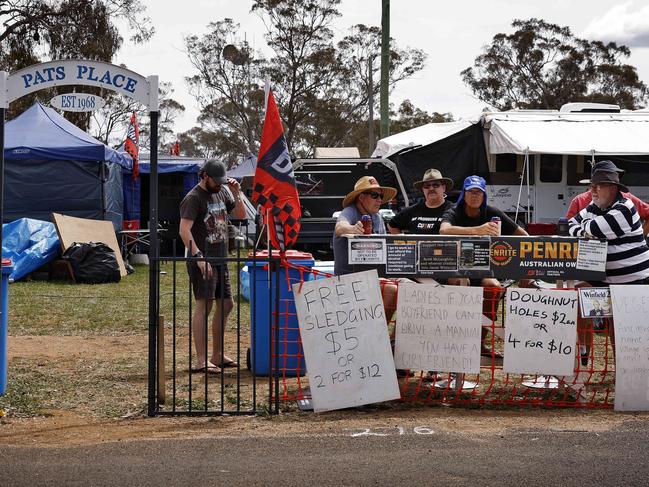 Crowds flock to Mount Panorama to get ready for the 2024 Bathurst 1000 supercar race. Picture: Sam Ruttyn