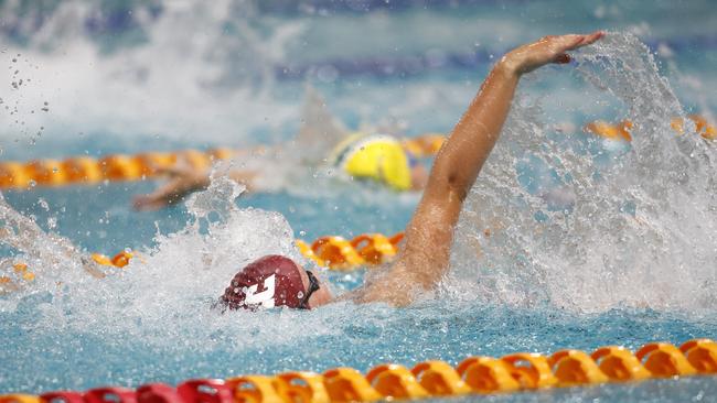 The QGSSA swimming championships at the Sleeman Sports Complex, Brisbane 28th February 2024. (Image/Josh Woning)