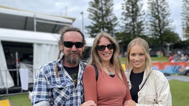 Blake, left, Julie, middle, and Ella, right. Picture: Asa Andersen.