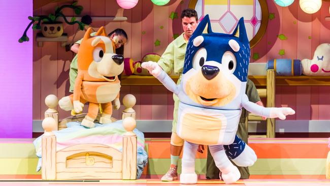 Bluey's Big Play charms young audiences. Picture: Darren Thomas.