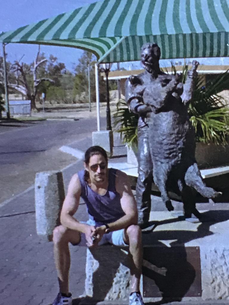 Quaedvlieg as an undercover cop in Queensland. Picture: Supplied.