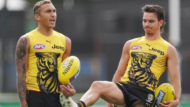 Shai Bolton is fiercely loyal to his teammate Daniel Rioli. Picture: AAP