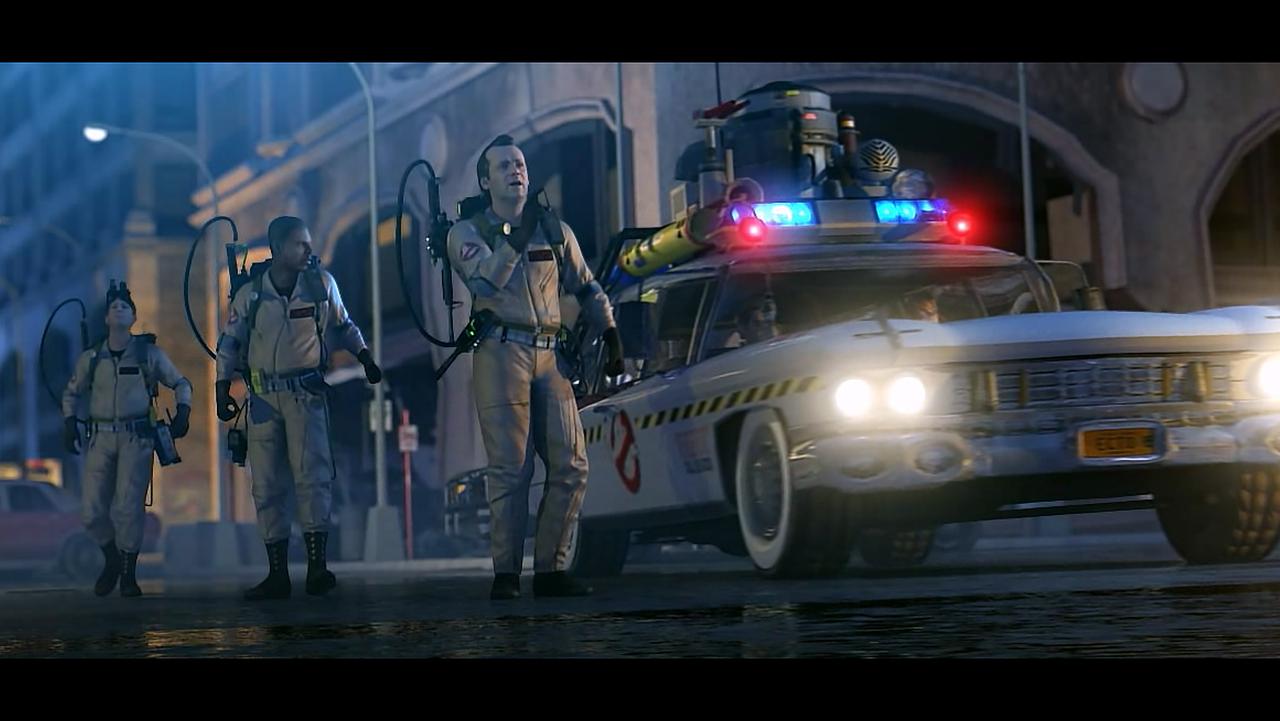 The remastered Ghostbusters game will feature enhanced lighting and special effects.