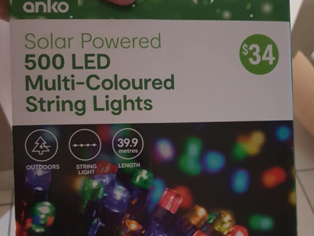 Kmart outdoor online fairy lights