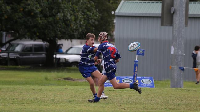Day 1 of the King of the Country junior rugby union tournament at the Gold Coast Eagles Rugby Union Club. Under-15s: 10.40am: USQ Saints v Invitational Barbarians USQ Player No Barbarians Player No Pic Mike Batterham