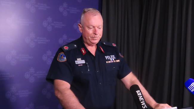 NT Police assistant commissioner Matt Hollamby.