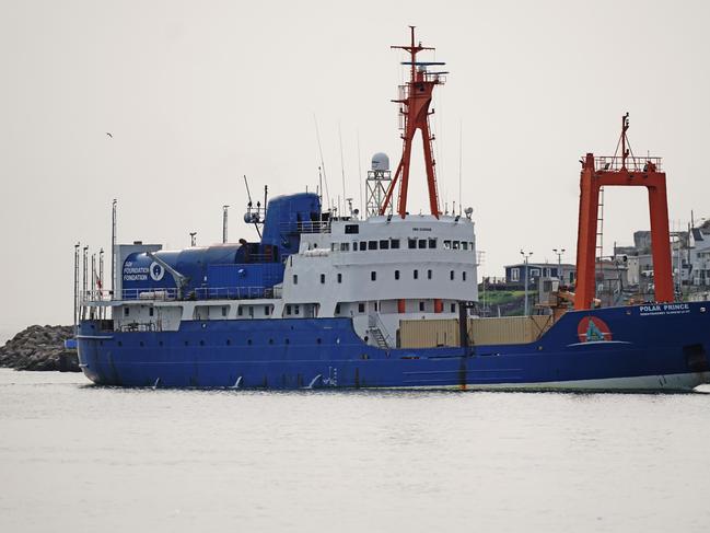 Christine Dawood and daughter Alina were on board the submersible’s support vessel, the Polar Prince, when communications were lost. Picture: Getty Images