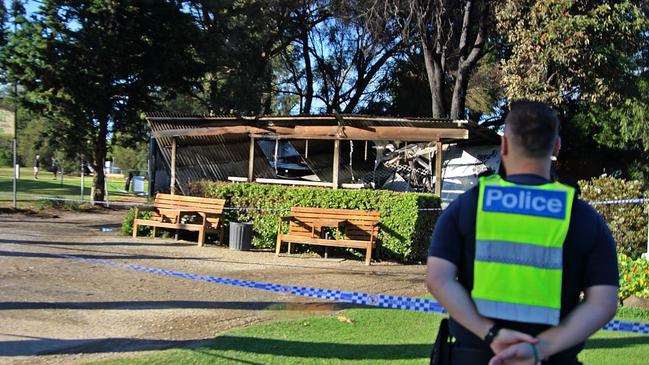 Edithvale Golf Club is the latest victim in a string of fires in the southeastern suburbs. Picture: supplied