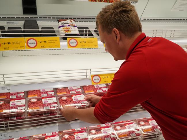 First it was toilet paper, now meat is selling out fast. Picture: Supplied/Coles