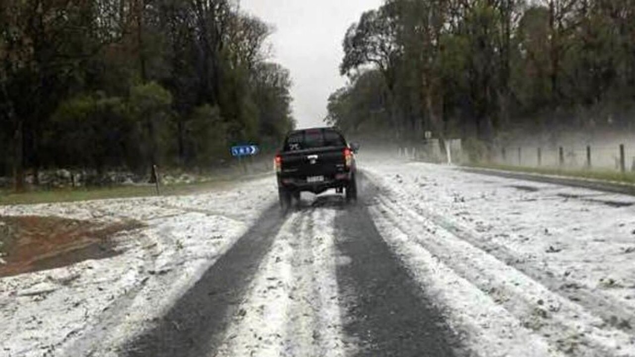 Hail, flooding and severe weather across parts of the South Burnett.