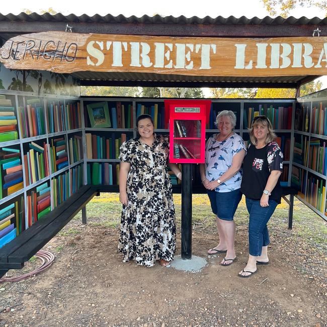 Jericho Street Library was once a bus shelter. Picture: Street Library Australia