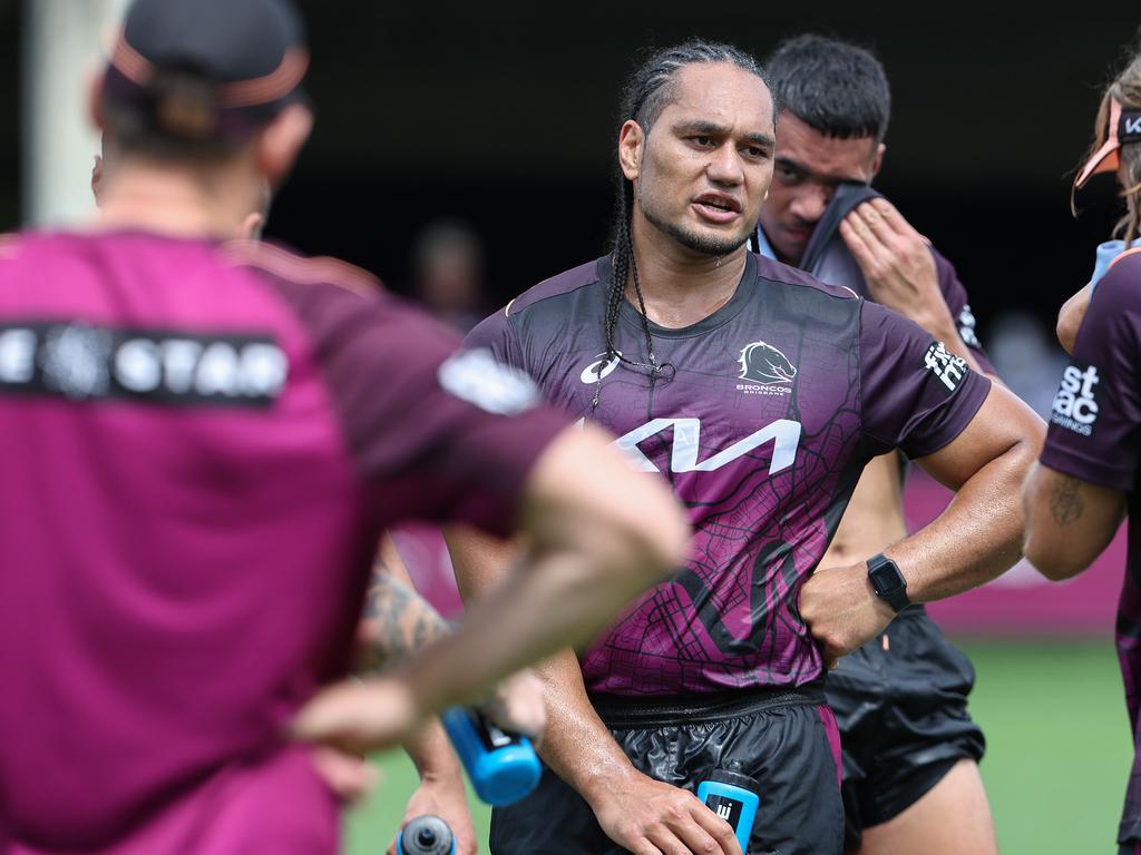 Martin Taupau is the man standing in the way of Ben Te Kura earning a spot in the team. Picture: Adam Head