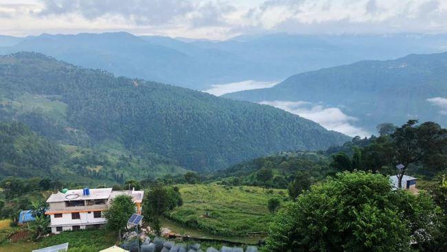 The rural town in Nepal where India Hodgkins gave birth. Picture: Supplied.