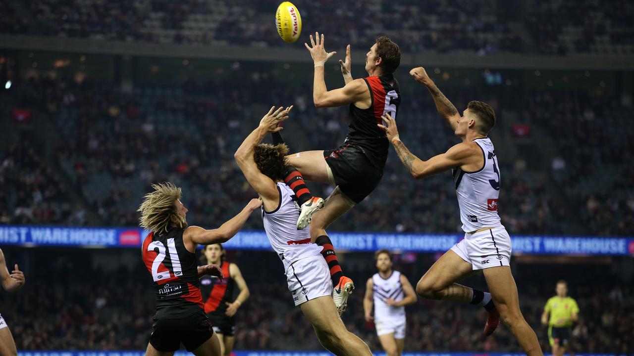 Collingwood has been urged to target Joe Daniher and Jeremy Cameron. Photo: Mark Dadswell/AAP Image.