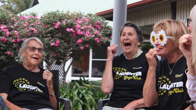 Feros Care is hosting Laughter Yoga club at its sites in Byron Bay, Bangalow and Wommin Bay.